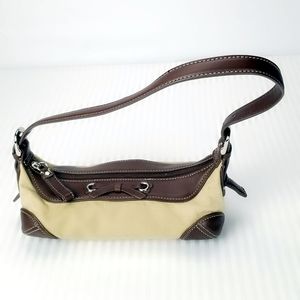Fossil Small Tan&Dark Brown Handbag/Shoulderbag